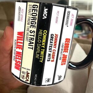 Country music cassette tape mug #countrymusic #casette #coffee 11pz